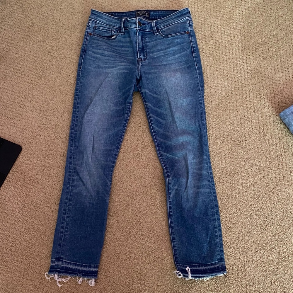 Abercrombie and Fitch blue skinny jeans size 27